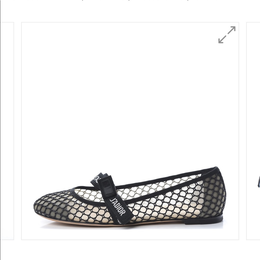 Christian Dior Resille Ribbon Miss J’adoire Ballet Flats
